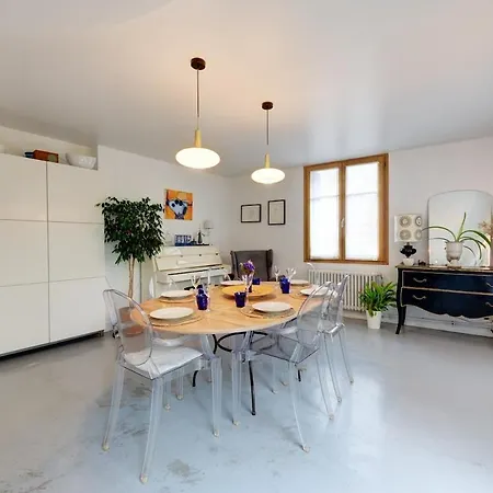 L'oasis - Maison Familiale Jardin - Gare A 5 Min Apartment
