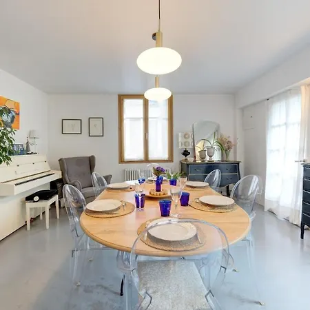 Apartment L'oasis - Maison Familiale Jardin - Gare A 5 Min *